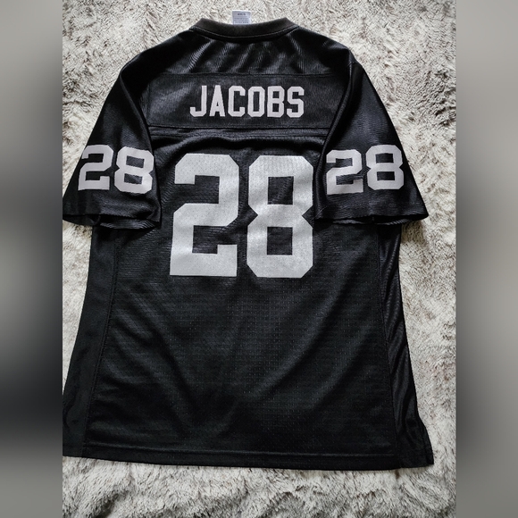 NFL PRO LINE Men's Josh Jacobs Black Las Vegas Raiders Team Jersey size small - Picture 7 of 10